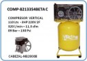 Compresor verical 110 lts 3hp